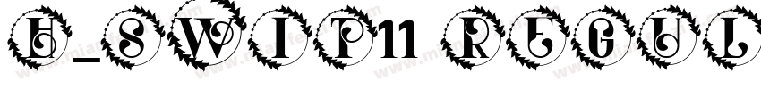 H_SWIT11 Regular字体转换